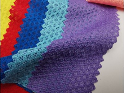 HK-KS 超薄運動布 抗熱 吸濕排汗 超輕 速乾   1-236  100%Poly 滌綸鐵石格特薄運動網布  100gsm 正面照